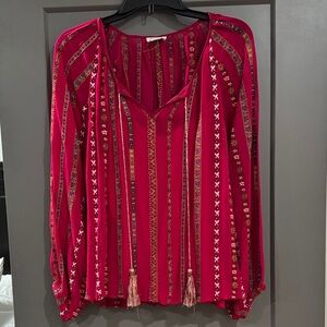 Elegant Embroidered Women's Top